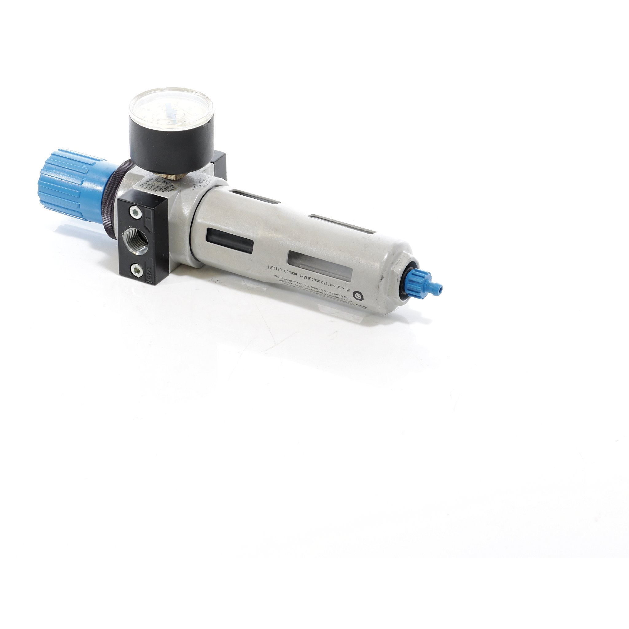 Filter-Regelventil Mit Manometer LFR-D-MIDI Gebraucht